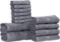 Hillfair 12 piece 600 GSM Cotton Bath Towels by HILLFAIR