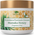 Green Leaf Naturals Manuka Honey Eczema Cream Moisturizing Lotion Fragrance Free by AmazingAloeVerabyGLN