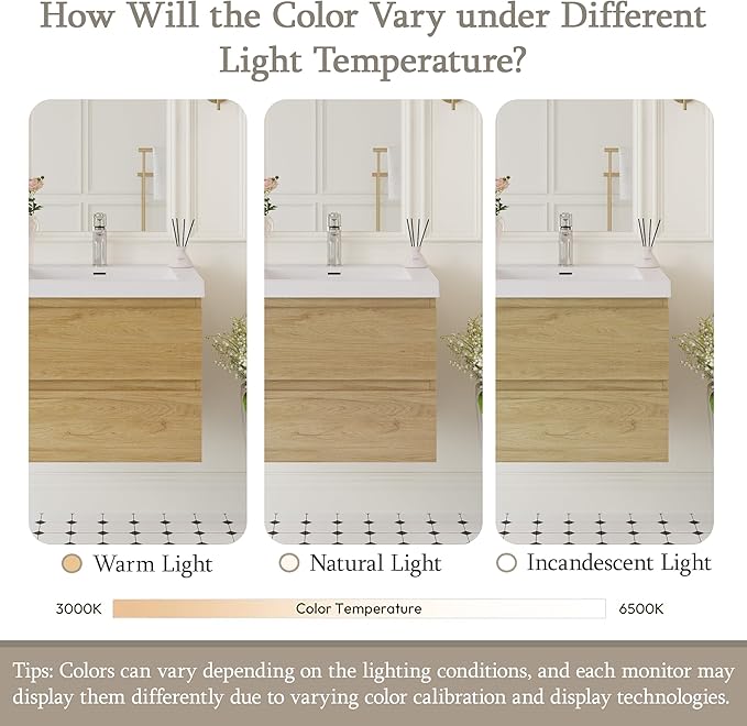 24" Floating Bathroom Vanity - Image 8