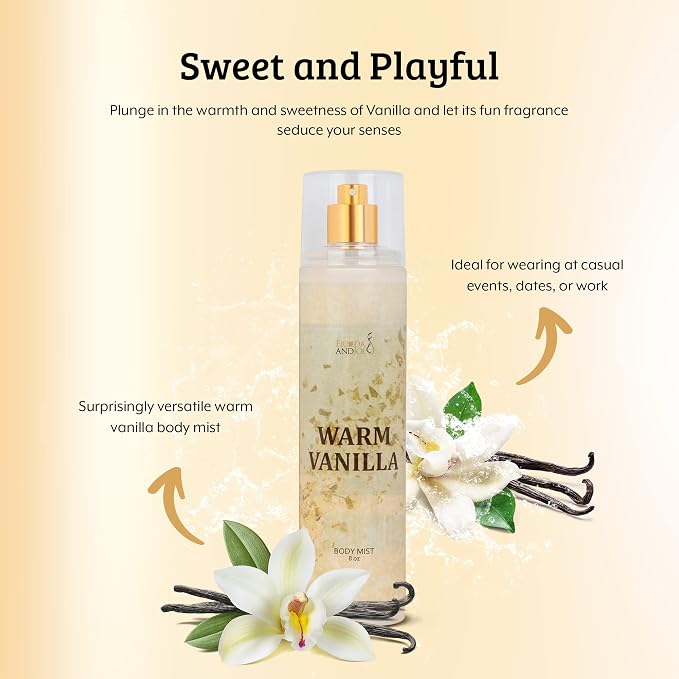 Warm Vanilla Unisex, Womens Perfume Fragrance Body Mist & Sprays, Women's - Image 5