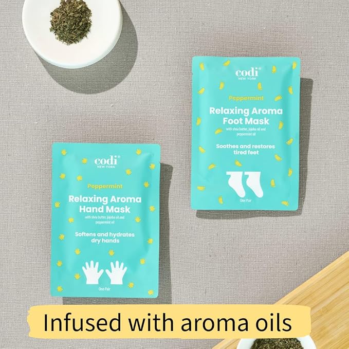 Relaxing Aroma Foot Mask 6 Pairs | Soothes & Restores Tired, Dry Feet | - Image 5