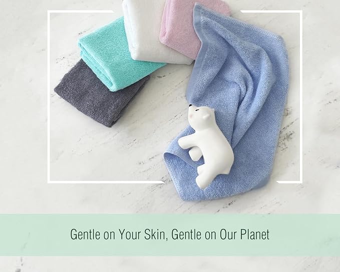 Washcloths 12 Pack 13"x13"- Extra Absorbent, Soft Multipurpose Wash Clothes and - Image 6