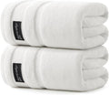 REDKISS Large Bath Towels Set 2 Piece, 100% Cotton, 31x63 in, Heavyweight 760G by REDKISSOnline