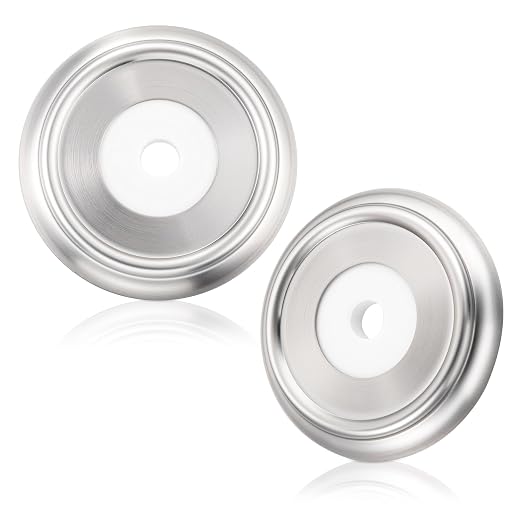 Enhon 2 Pack Metal Tub Spout Cover Ring, Bathroom Faucet Remodeling Wall Plate by Clickhere