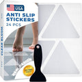 Anti Slip Shower Stickers 24 PCS, Invisible Non-Slip Shower Strips by ClearBloom