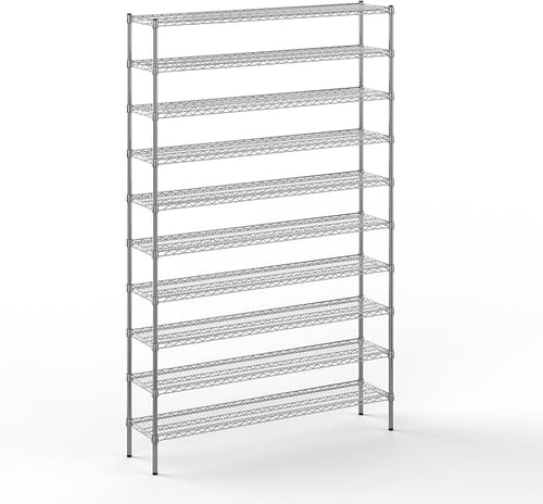 14" Deep x 60" Wide x 96" Height Wire Shelving Kit | 10-Tier | NSF Commercial by Regal+Altair