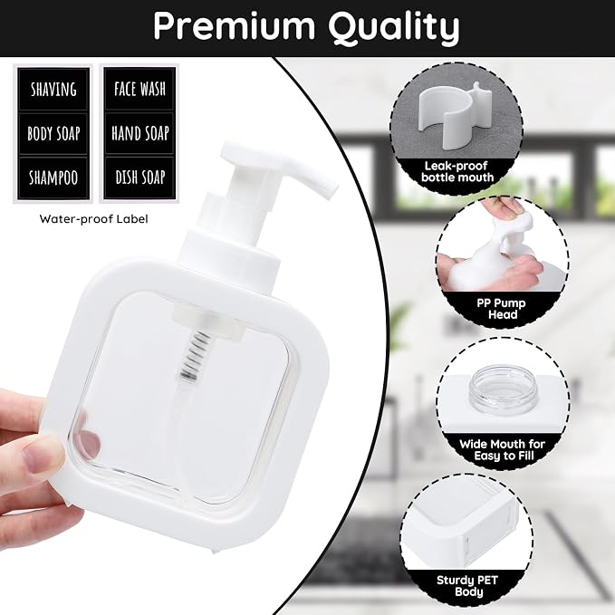 Segbeauty 10.1oz Foam Dish Soap Dispenser - Image 2
