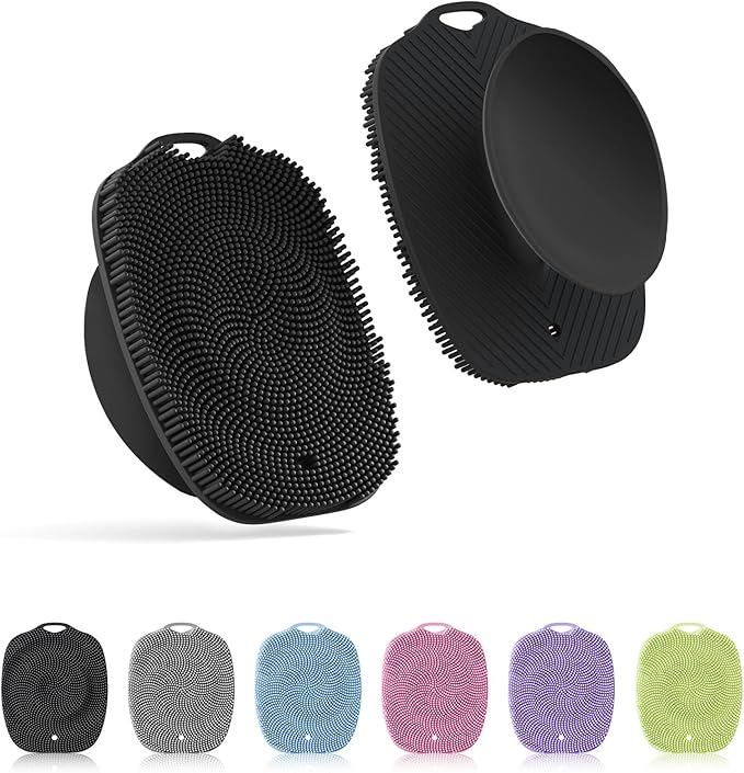 Soft Silicone Body Scrubber, Gentle Like a Hand Exfoliating Your Skin and Build by ARIOSOX
