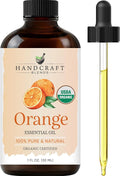 Handcraft Blends Organic Orange Essential Oil – 1 Fl Oz – 100% Pure and Natural by HandcraftBlends
