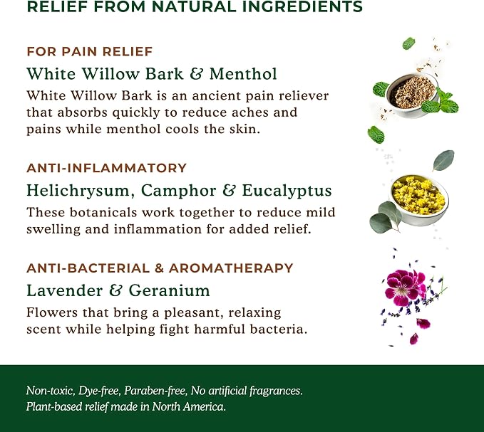 Nature's Willow Willow Balm Natural Pain Relief Cream - Image 5