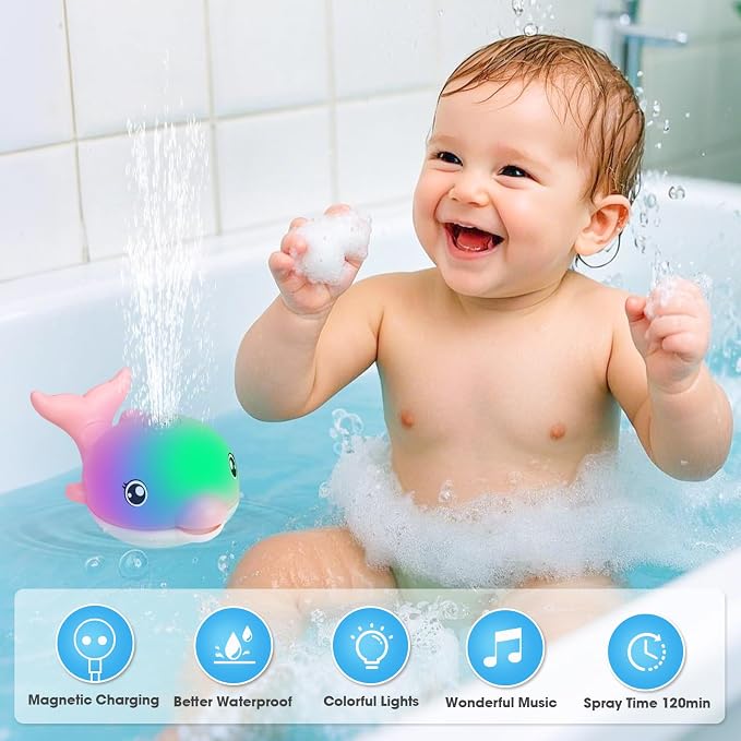 Baby Bath Toys, 2025 Upgraded Magnetic Charging Toddler Bath Toys - Image 4