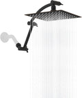 Hibbent All Metal Rain Shower Head, Solid Brass Adjustable Shower Arm Extender by Hibbent