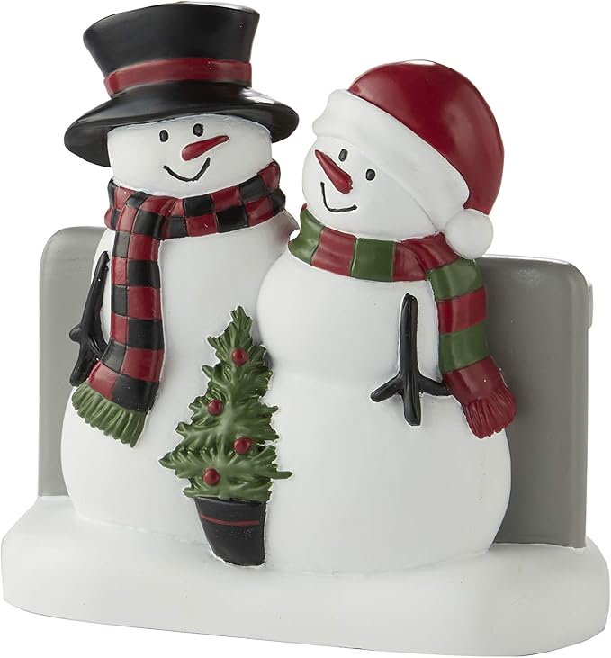 SKL Home Christmas Woodland Winter Snowman Toothbrush Holder by SKLHomebySaturdayKnightLtd