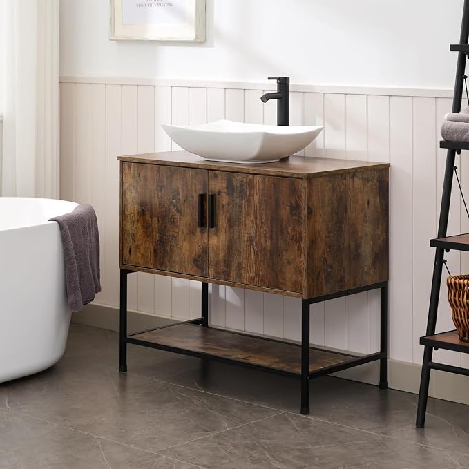 UEV Rustic Brown 36" Bathroom Vanity - Image 5
