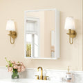 Keonjinn 20" x 26" White Medicine Cabinets by Keonjinn