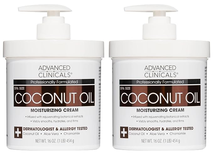 Advanced Clinicals Coconut Oil Body Cream by AdvancedClinicals