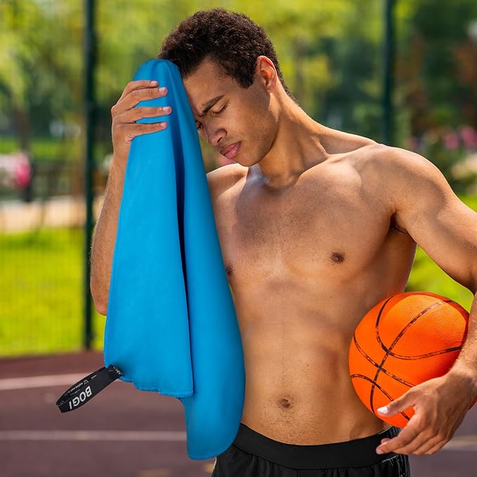 BOGI Microfiber Travel Sports Towel-Quick Dry Soft Lightweight Absorbent - Image 7