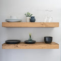 Urbandi Modern Floating Shelves 3 Inches Thick by Hand-madeInUSA