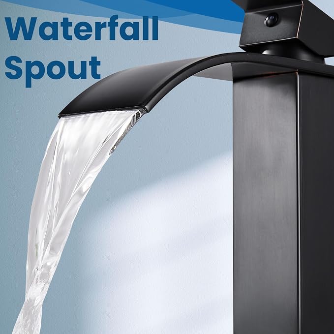 Airuida Tall Vessel Sink Faucet Oil Rubbed Bronze, Single Handle Single Hole - Image 9