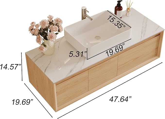 48" Floating Bathroom Vanity - Image 2