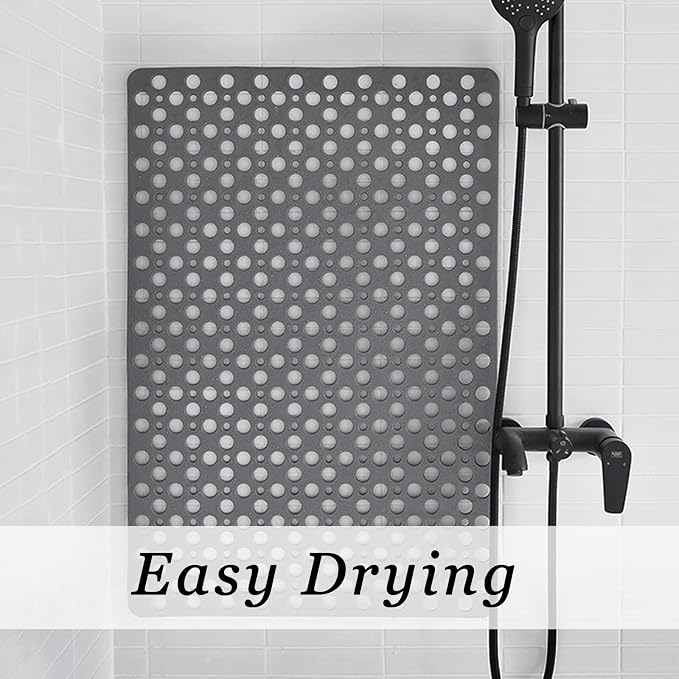 Non Slip Large Shower Mat 35.4"*23.6", TPE Bath Mats - Image 8