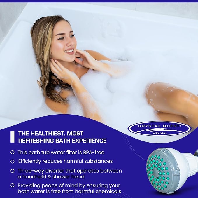 Crystal Quest Luxury Handheld Shower Power Filtration System - Image 3
