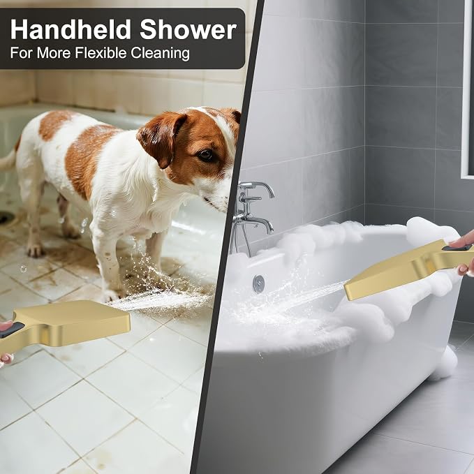 Thermostatic Shower System 13-Inch Rainfall Shower Head - Image 6