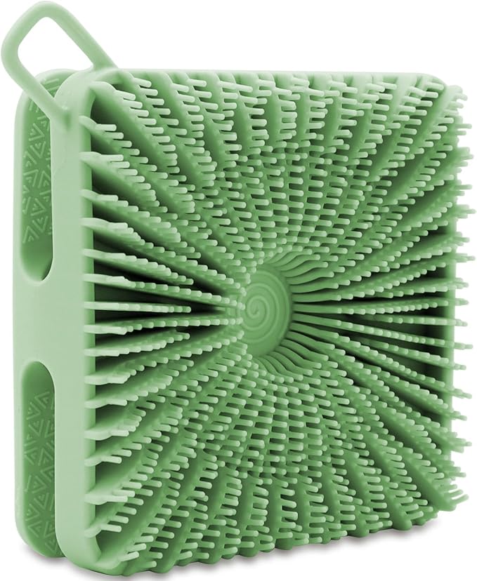 Silicone Body Scrubber, Silicone Loofah Double-Sided Body Brush, Silicone by HAYSNA