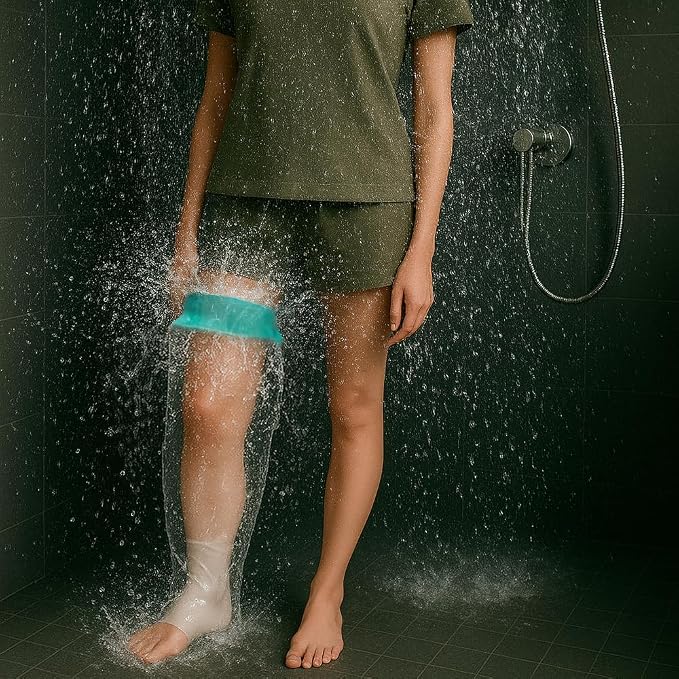 Cast Covers for Shower Leg, Waterproof Cast Cover for Showering/Swimming - Image 2