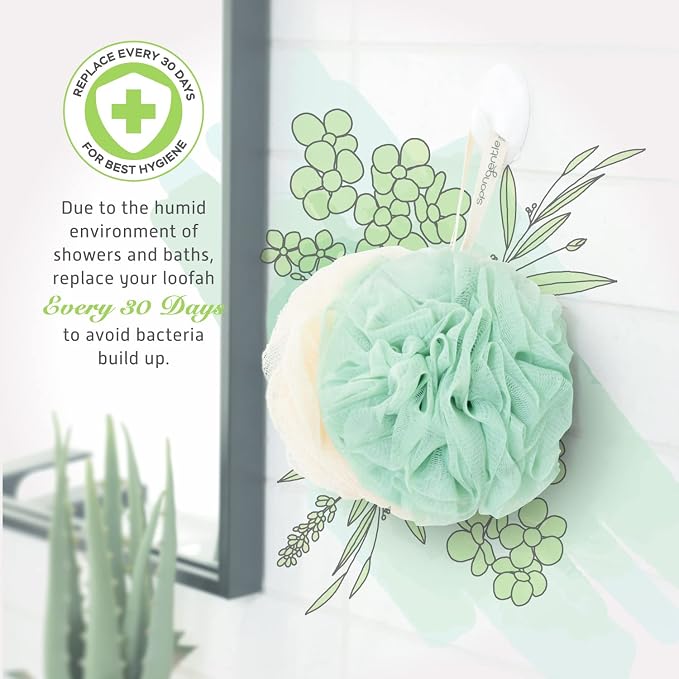 Spongentle Dual Texture Deep Cleansing Loofah Sponge - Image 7
