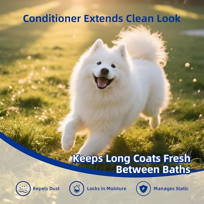 Unipaws Biotin Long-Haired Dog Conditioner – Volumizing, Anti-Shedding - Image 5