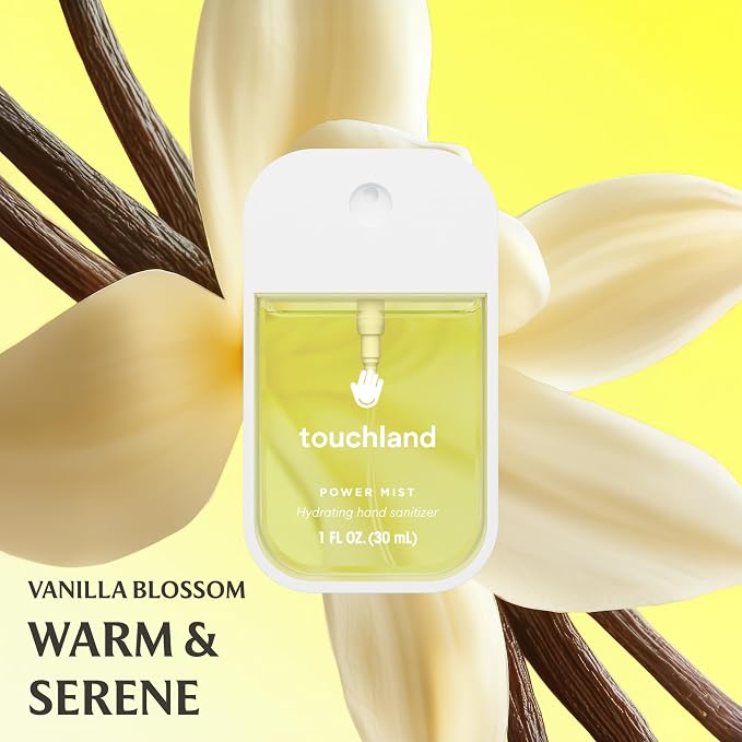 Touchland Hydrating Hand Sanitizer Spray, BLOSSOM 5 Set, 1 FL. OZ. Travel Size - Image 6