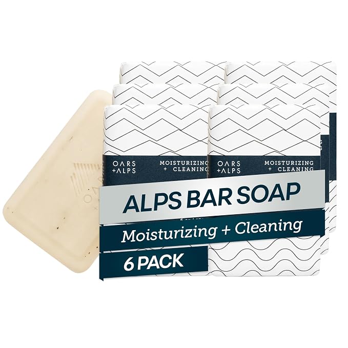 Oars + Alps Shea Butter & Jojoba Oil Exfoliating Bar Soap by OarsAlps