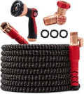 Pocket Hose Copper Head w/New Pocket Pivot Expandable Garden Hose 100FT by PocketHose