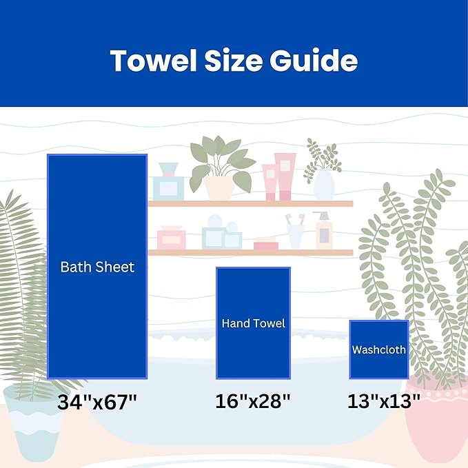 sea me at home Waffle Hand Towel – 100% Turkish Cotton, Soft and Absorbent - Image 4
