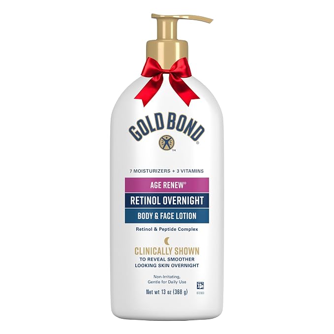 Gold Bond Age Renew Retinol Overnight Body & Face Lotion, by GoldBond