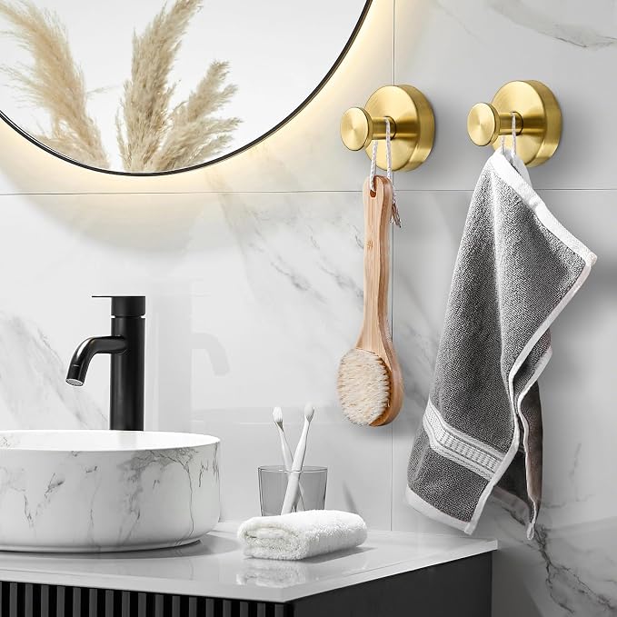 BKV Suction Cup Hooks for Glass Window, Removable Shower Hooks for Inside Shower - Image 6