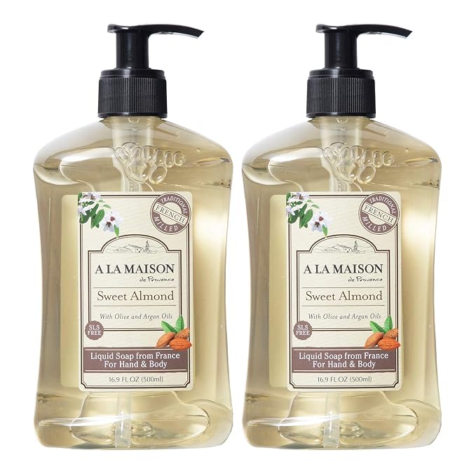 A LA MAISON de Provence Sweet Almond Liquid Hand and Body Soap by ALaMaison