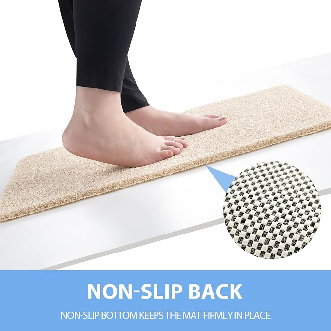 Non Slip Shower Mat, Anti Slip Bath Mat, Quick Drying Bath Tub Mats, Foot - Image 3