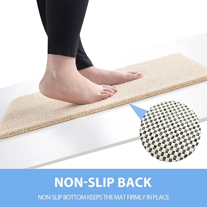 Non-Slip Bathtub Mat, 2 Pack Anti Slip Shower Mat, Fast Drying Bathtub Mats - Image 4