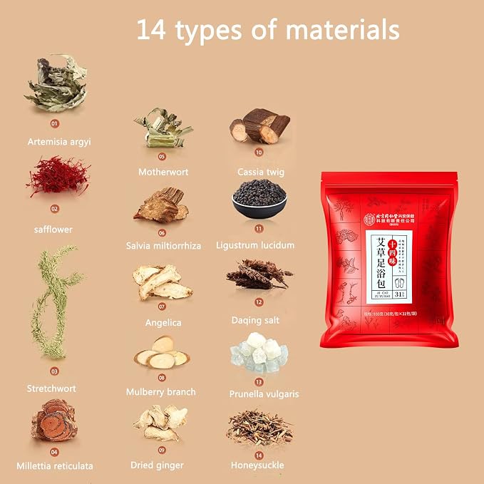 30 PCS Body Detox Foot Soak to Remove Toxins, Lymphatic Drainage Ginger Feet - Image 5