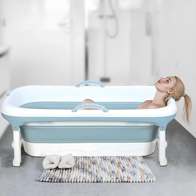 Portable Tub for Adults, Ice Bath Tub, Foldable Bathtub for Adults, Bathtub for by Unknown