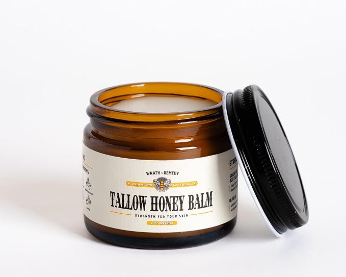 Organic Beef Tallow for Skin - 2OZ — Grass Fed Beef Tallow for face + Body — - Image 2