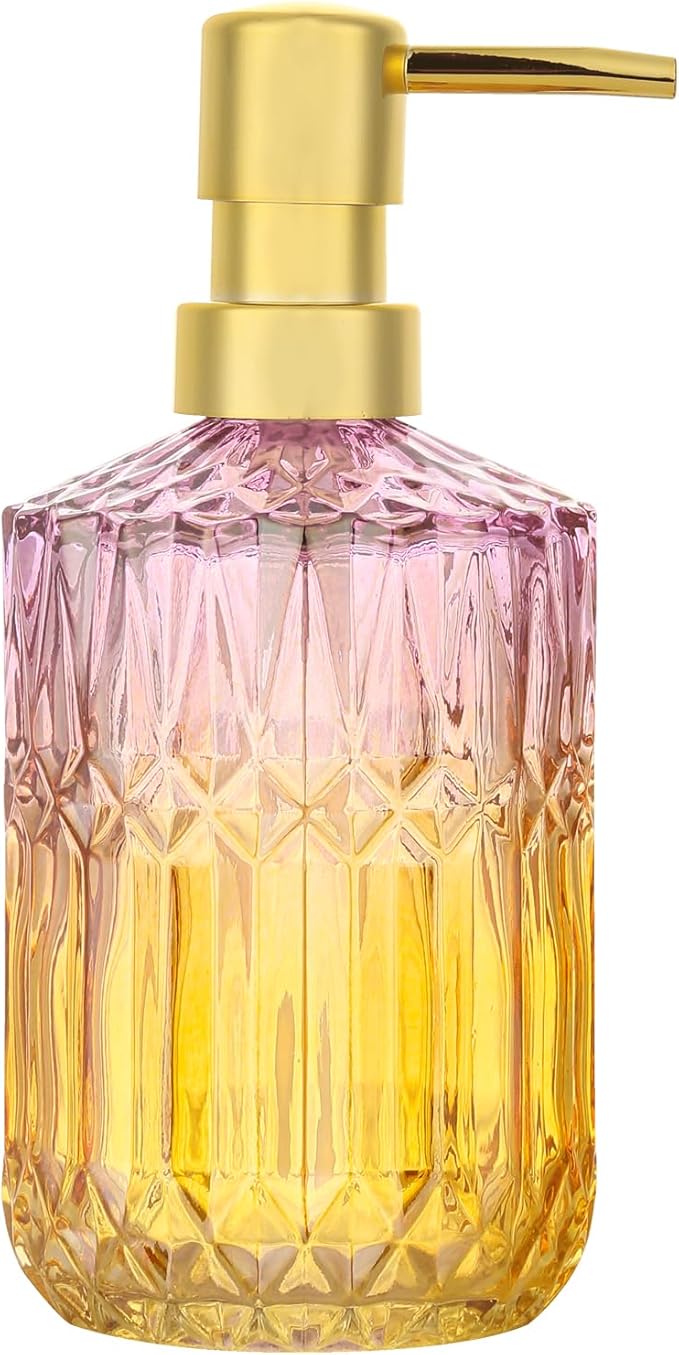 Soap Dispenser with Pump, Refillable Liquid Hand Soap Dish Soap Dispensers by YunNasi