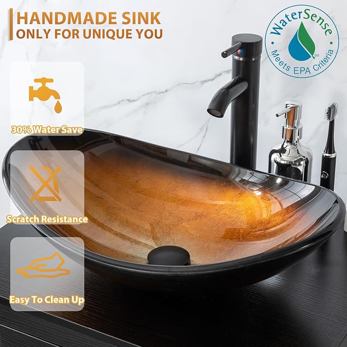 eclife 24" Modern Bathroom Vanity Sink Combo Freestanding Cabinet - Image 6