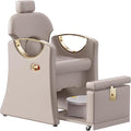 Pedicure Station for Nail Tech, Reclining Pedicure Chair by LOUVIXA