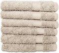 Hencely Premium 6-Pack Washcloths 12x12 Inches Soft Turkish Cotton High by HENCELY