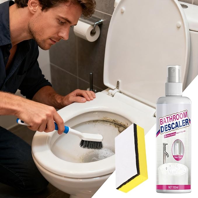 Bathroom Descaler, Cleaning Foam, Content: About 100ml/sponge, Toilet Cleaner - Image 5