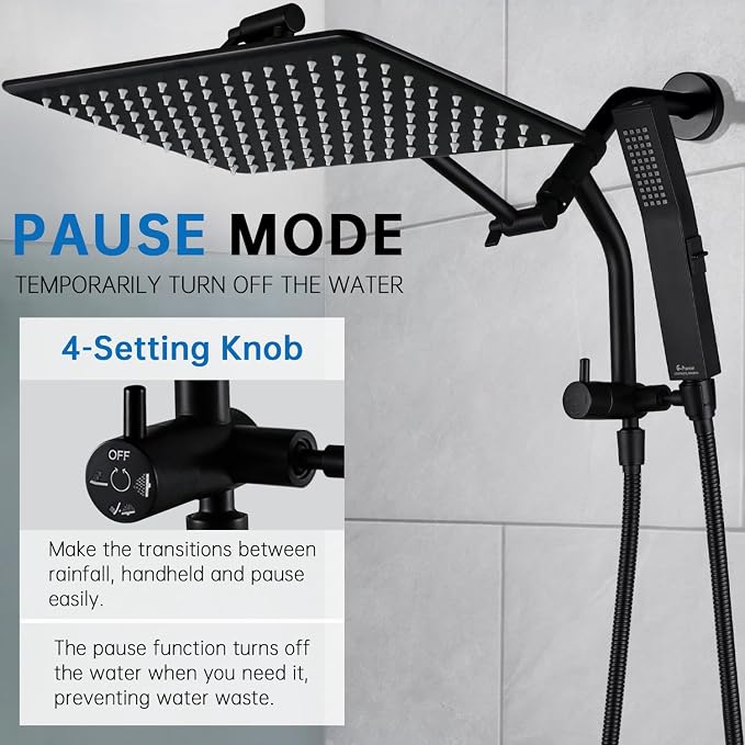 G-Promise All Metal 14 Inches Rain Shower Head - Image 5