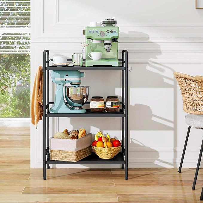 HDANI Storage Shelves, 3-Tier Metal Storage Rack - Image 2